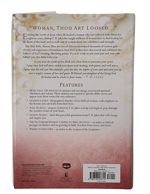 Holy Bible - Woman Thou Art Loosed Edition (NKJV, Hardcover, Red Letter)